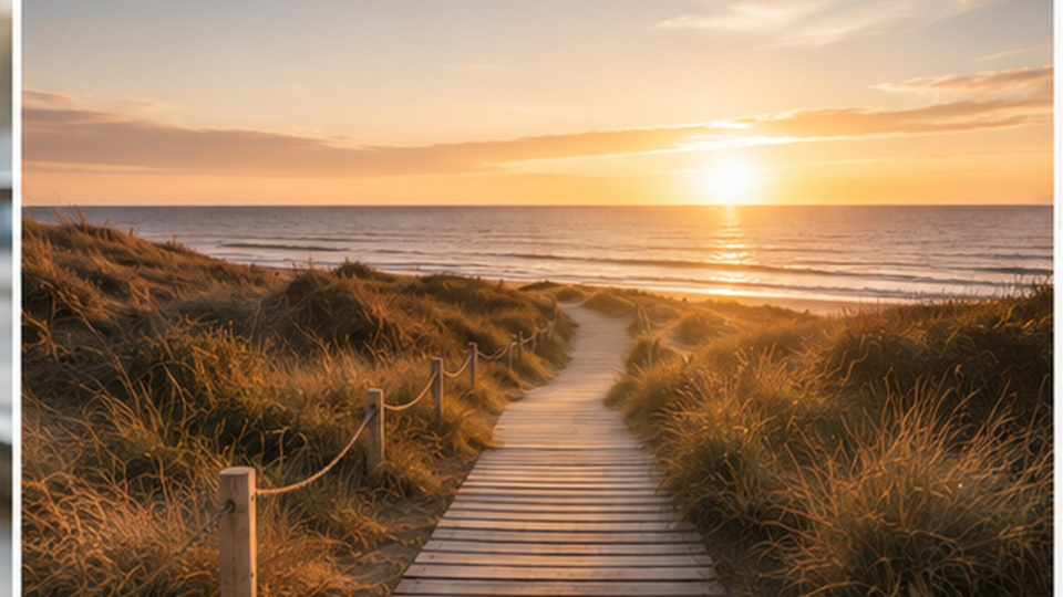 a quiet path walking toward the sunset, a moment to pause